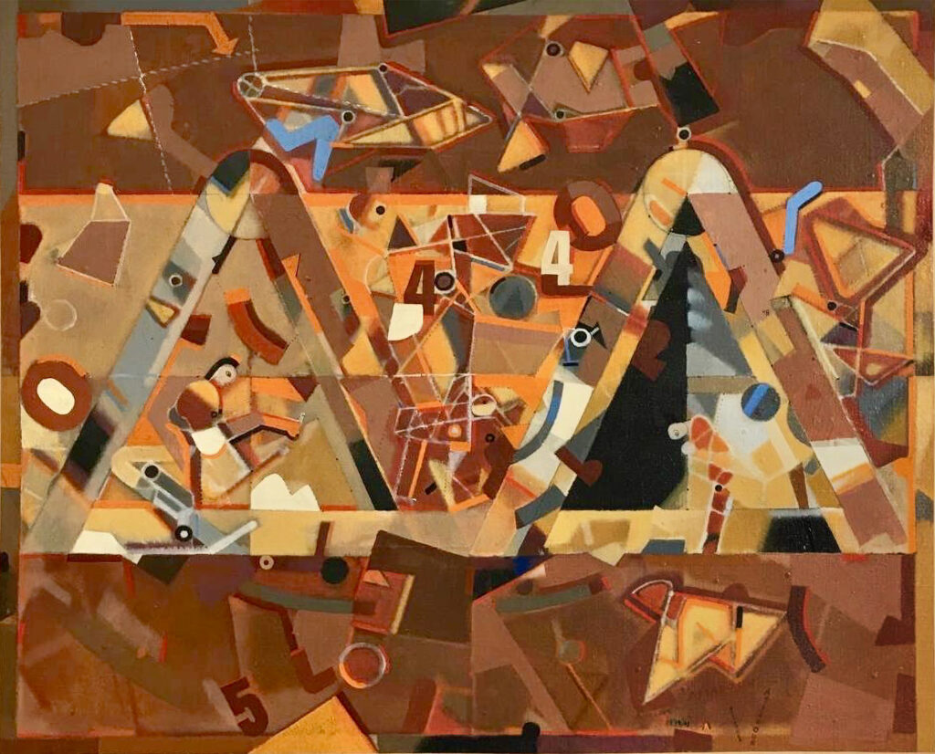 Deux Constructions Polichromes, 1990 circa